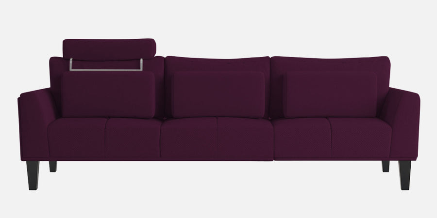 Como Fabric Rhs Sectional Sofa 3 Lounger In Greek Purple Colour - Febonic Living