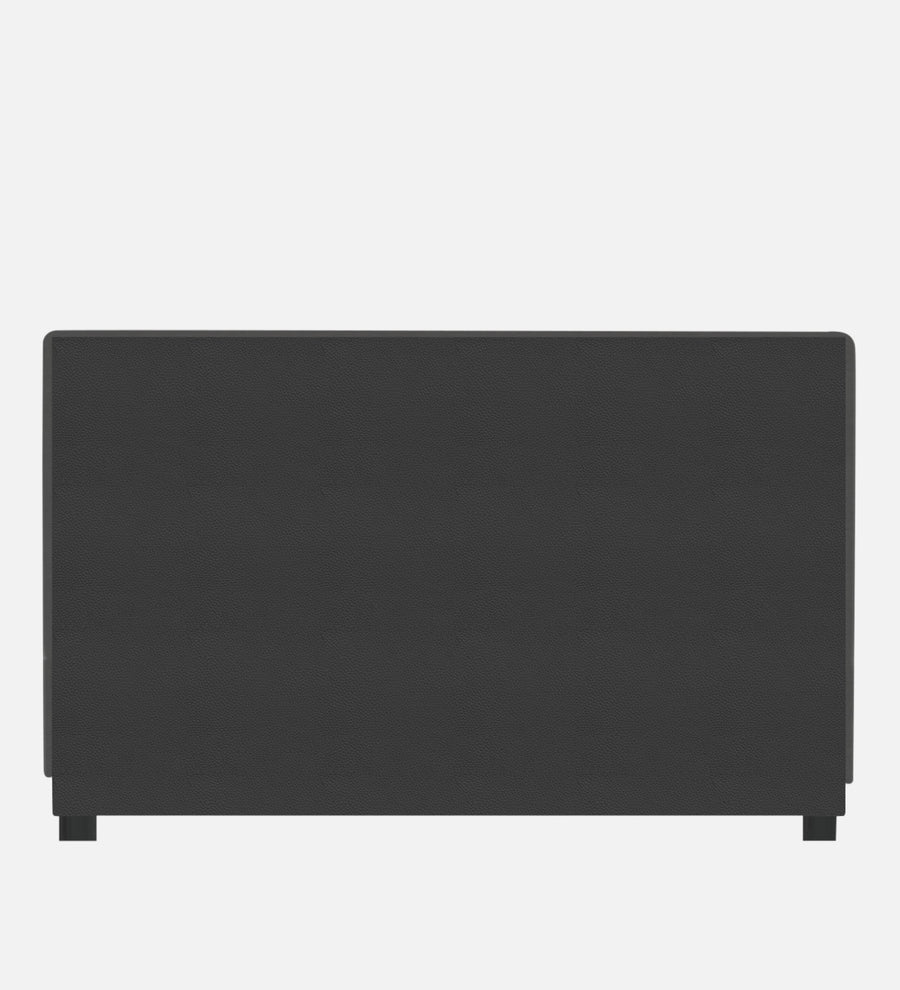 Alina Leatherette King Size Bed In Grey Colour - Febonic Living