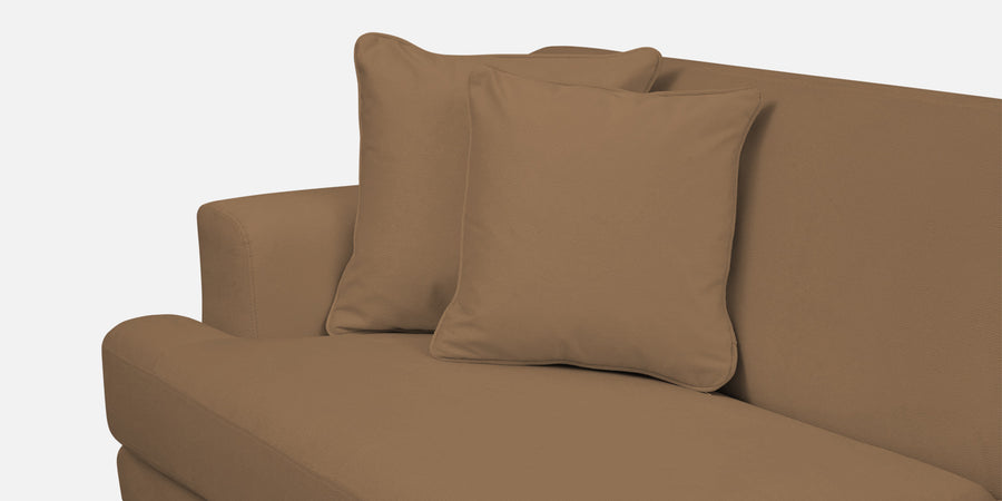 Woody Fabric Rhs Sectional Sofa 3 Lounger In Dusty Peach Colour - Febonic Living