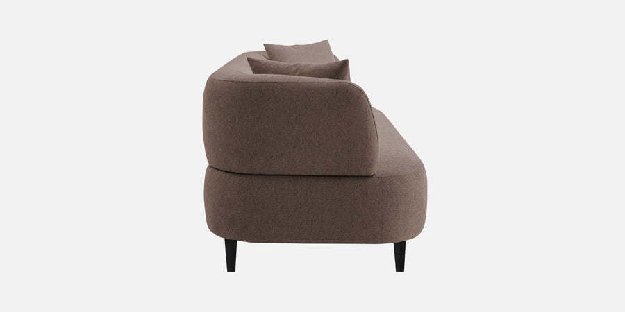 Carson Fabric 3 Seater Sofa In Ginger Brown Colour - Febonic Living