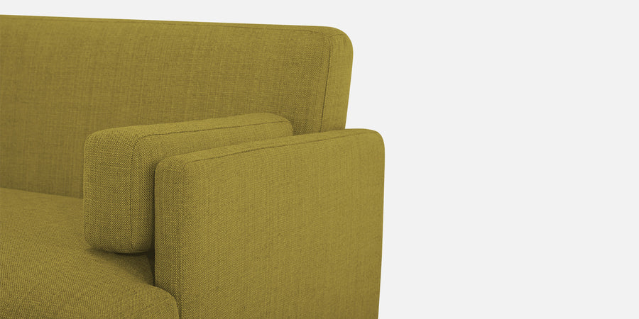 Ricky Fabric 3 Seater Sofa In Parrot Green Colour - Febonic Living
