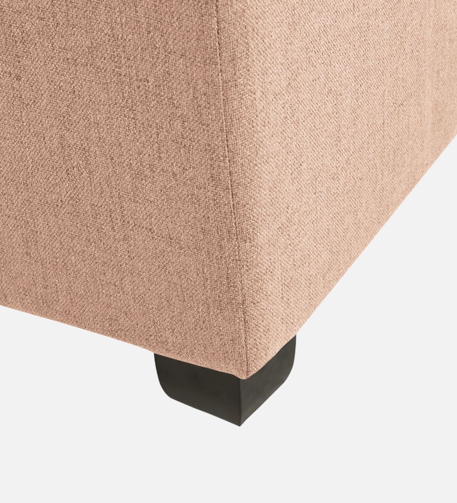 Mubila Fabric Ottoman In Cosmic Beige Colour With Storage