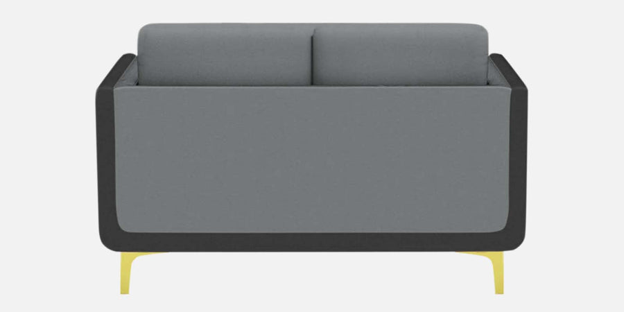 Visky Velvet 2 Seater Sofa In Pearl Grey And Hory Grey Colour - Febonic Living