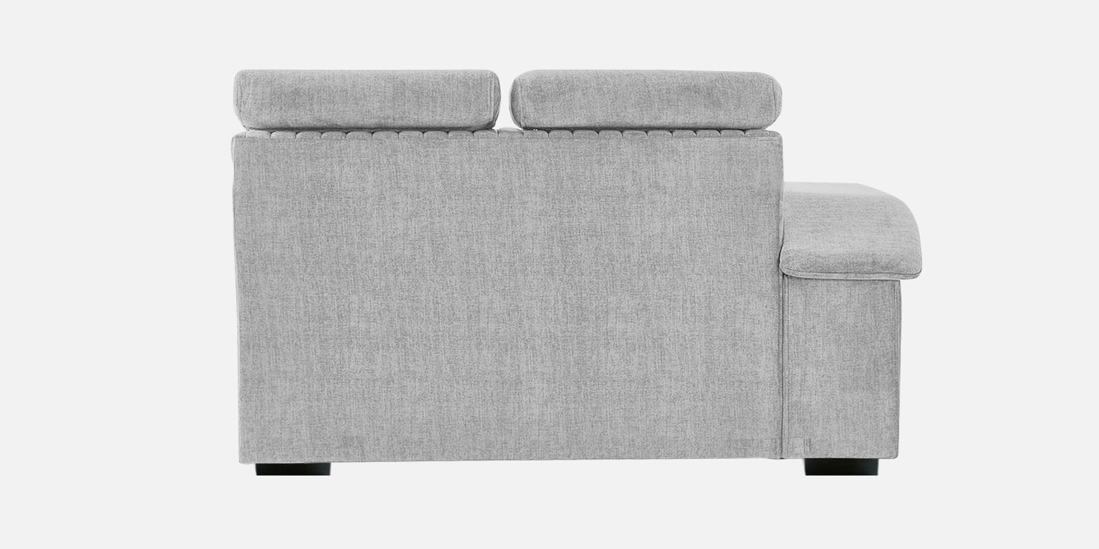 Draco Fabric 6 Seater Corner Sofa In Lit Grey Colour