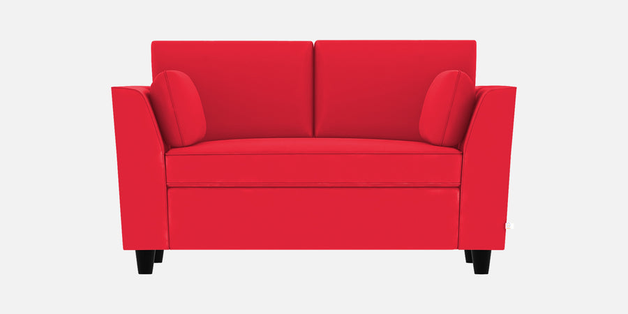 Bristo Velvet 2 Seater Sofa In Ox Blood Maroon Colour With Storage - Febonic Living