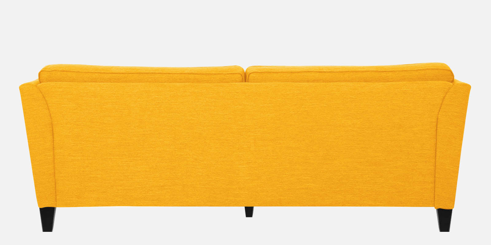 Nigar Fabric 3 Seater Sofa in Bold Yellow Colour