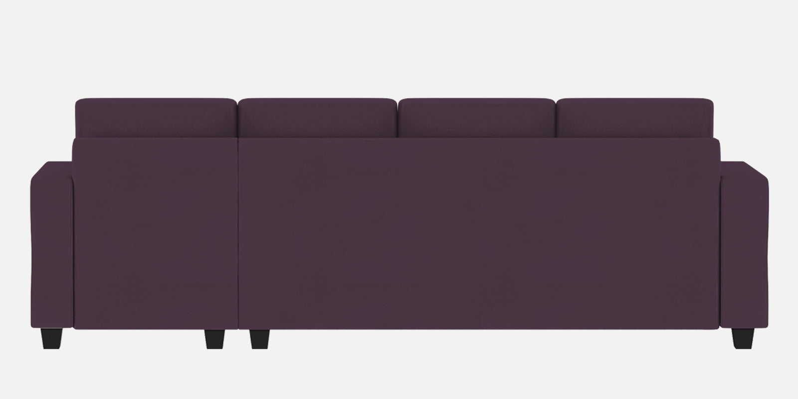 Nabi Fabric LHS Sectional Sofa (3 + Lounger) In Greek Purple Colour