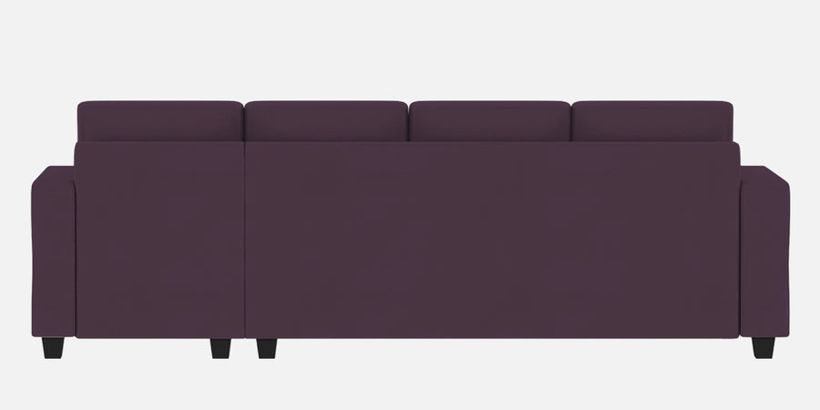 Nabi Fabric Lhs Sectional Sofa 3 Lounger In Greek Purple Colour - Febonic Living