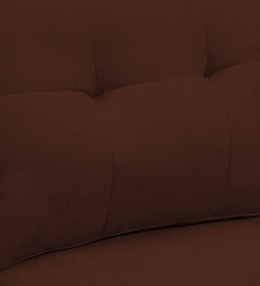 Thomas Fabric 1 Seater Sofa In Coffee Brown Colour - Febonic Living