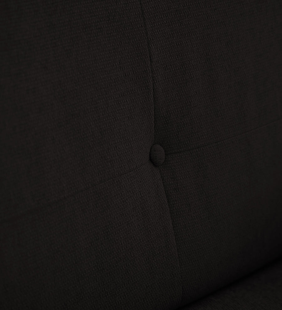 Noha Fabric 1 Seater Sofa In Cara Brown Colour - Febonic Living