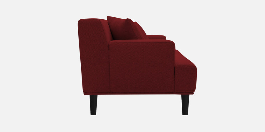 Cobby Fabric 3 Seater Sofa In Corel Red Colour - Febonic Living