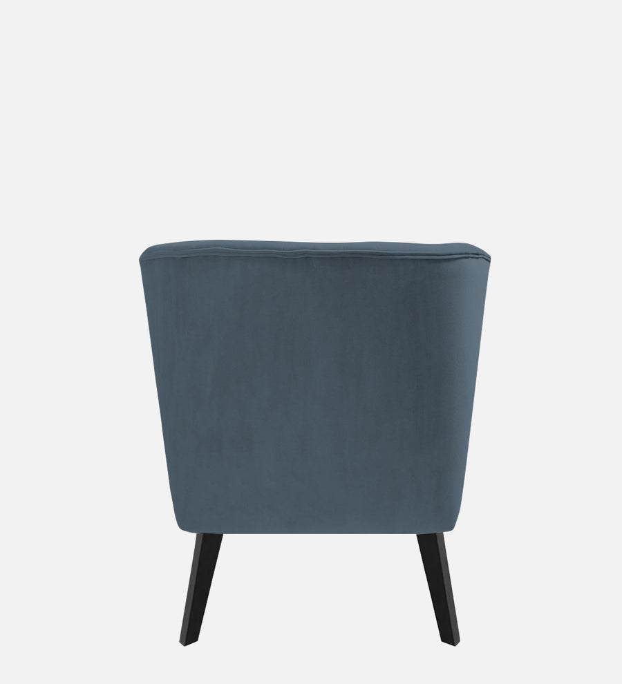 Flora Velvet Lhs Chaise Lounger In Oxford Blue Colour - Febonic Living