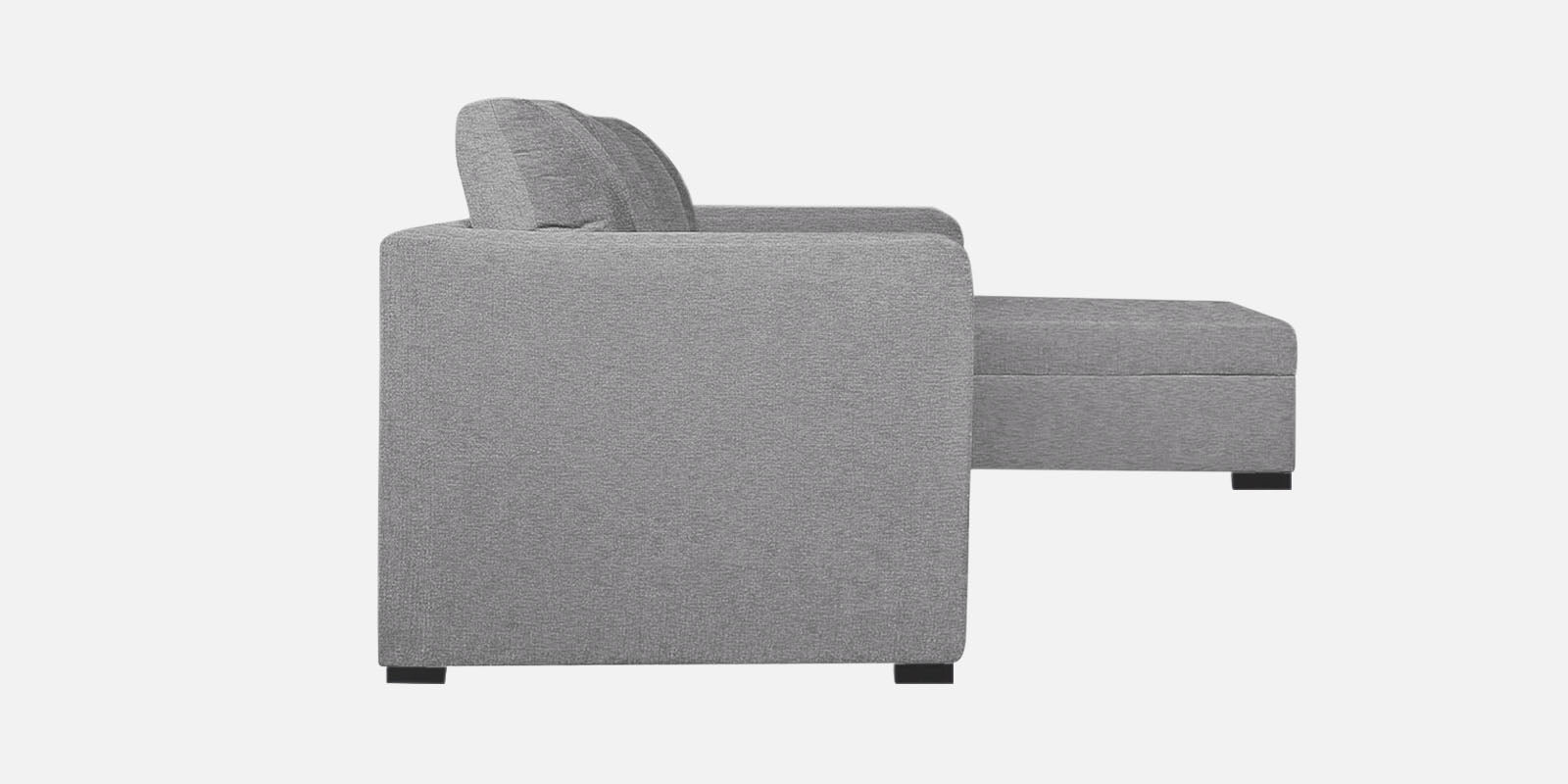 Jody Fabric 3 Seater Pull Out Sofa Cum Bed In Lit Grey Colour