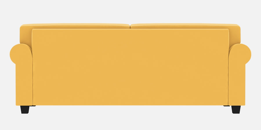 Numonk Velvet 3 Seater Sofa In Turmeric Yellow Colour - Febonic Living