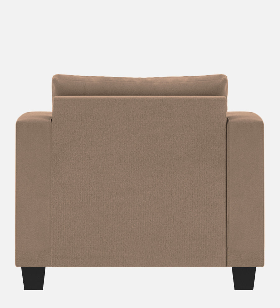 Nabi Fabric 1 Seater Sofa In Cookie Beige Colour - Febonic Living