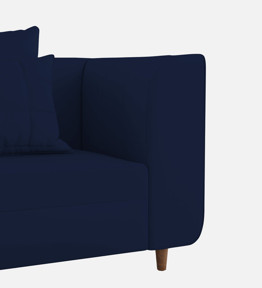 Sumo Velvet 1 Seater Sofa In Indigo Blue Colour - Febonic Living