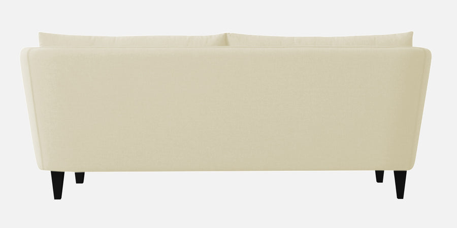 Norway Velvet 3 Seater Sofa In Warm White Colour - Febonic Living