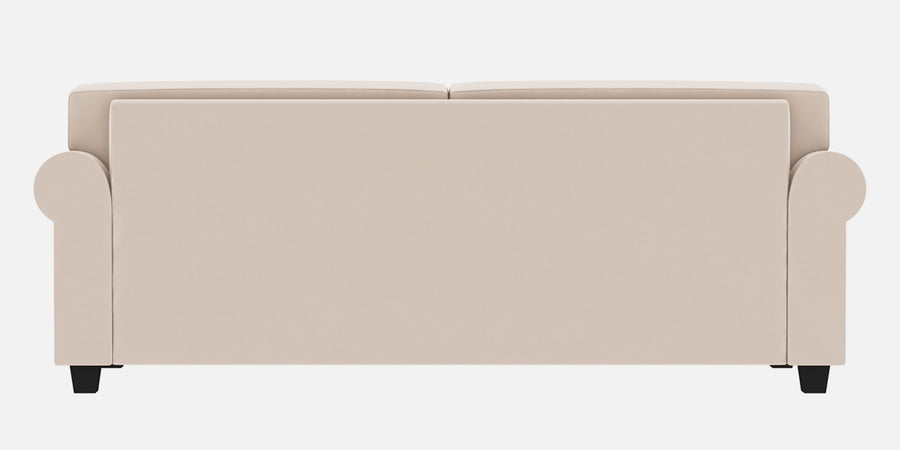 Numonk Velvet 3 Seater Sofa In Camel Beige Colour - Febonic Living