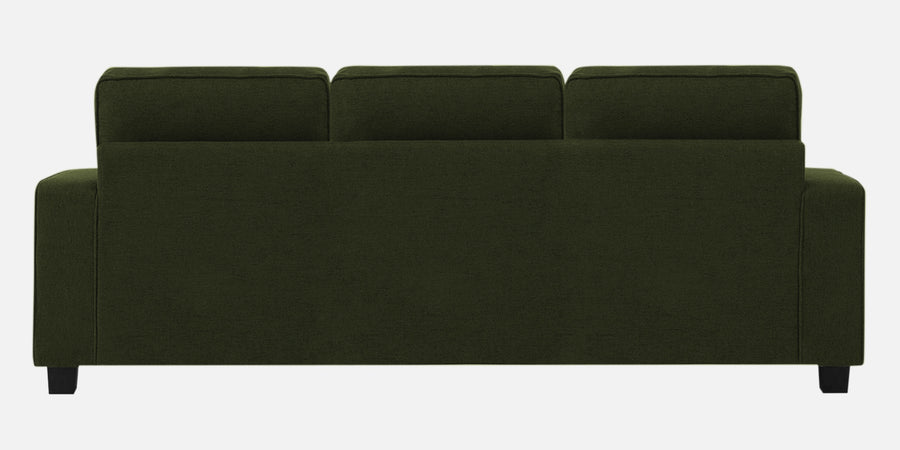 Ladybug Fabric 3 Seater Sofa In Olive Green Colour - Febonic Living