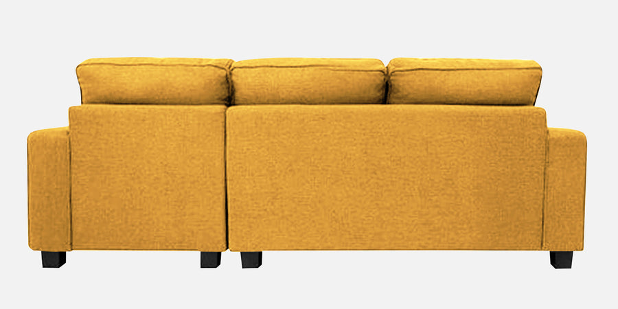Ladybug Fabric Rhs Sectional Sofa 2 Lounger In Bold Yellow Colour - Febonic Living