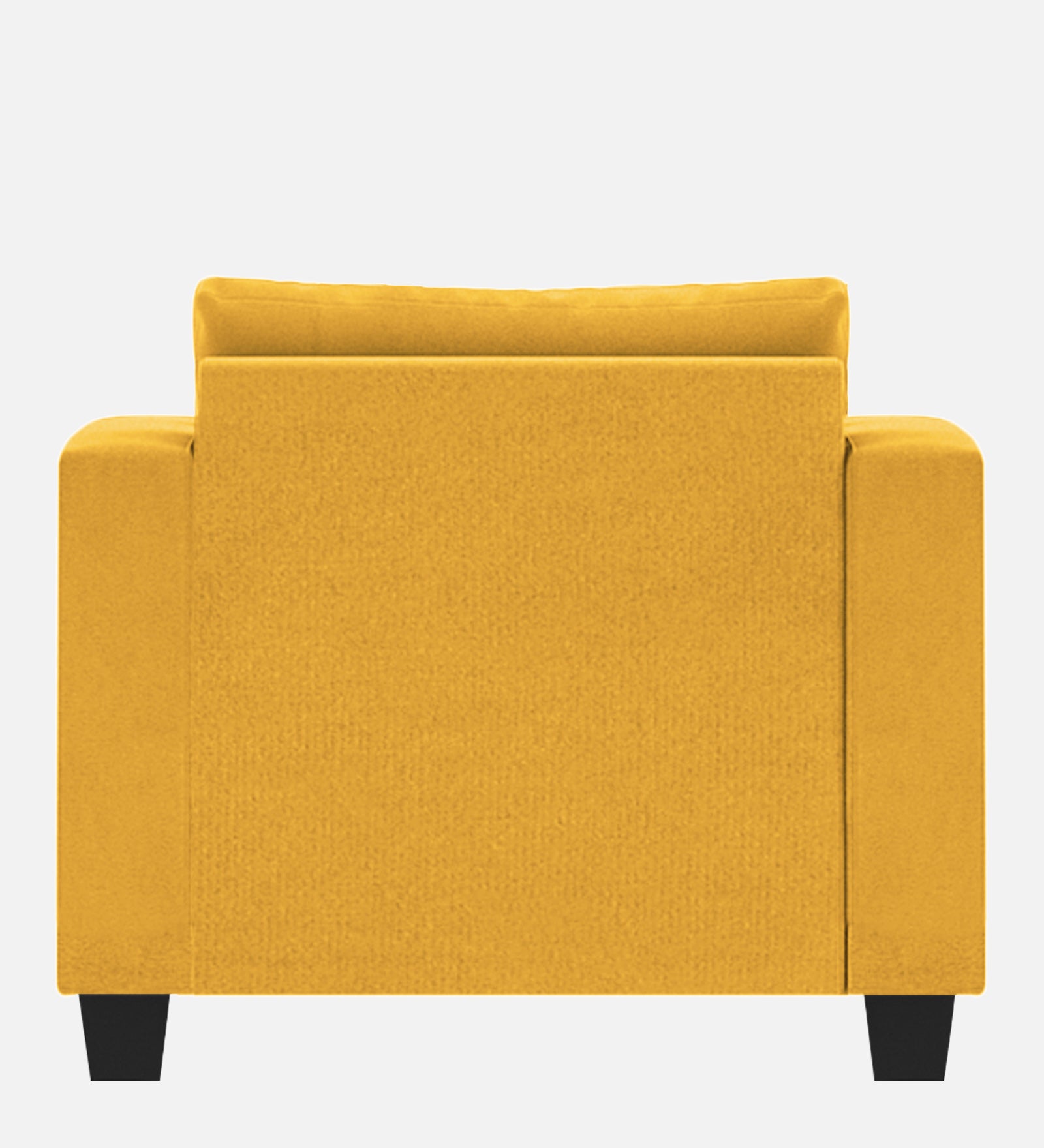 Nabi Fabric 1 Seater Sofa In Bold Yellow Colour