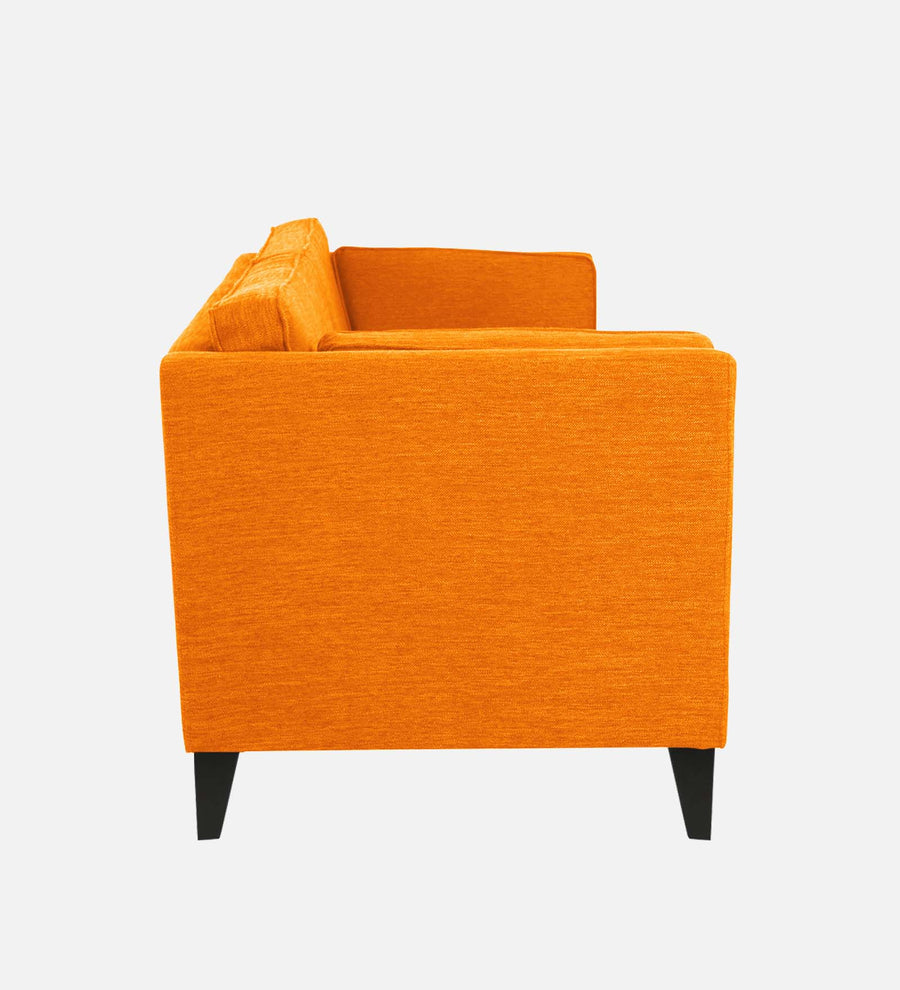 Nigar Fabric 1 Seater Sofa In Vivid Orange Colour - Febonic Living