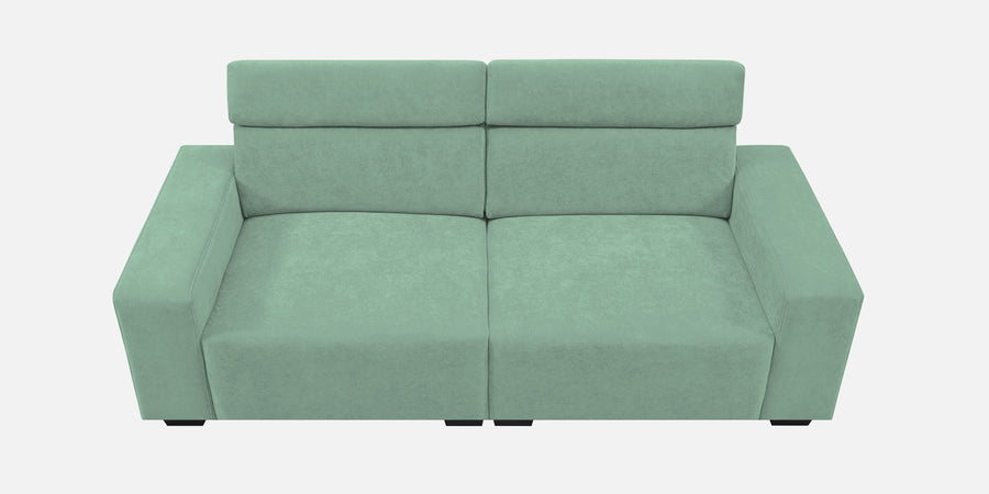 Hiro Fabric 2 Seater Sofa In Mist Blue Colour - Febonic Living