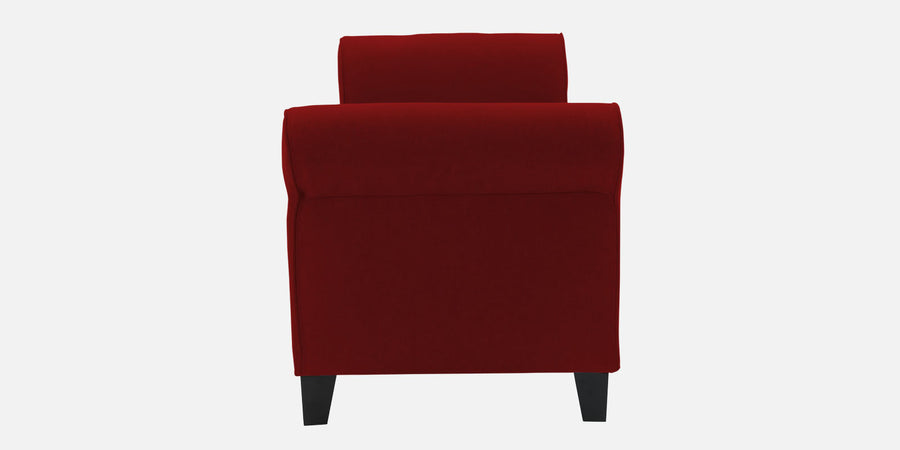 Molo Fabric 2 Seater Recamier In Blood Maroon Colour With Storage - Febonic Living