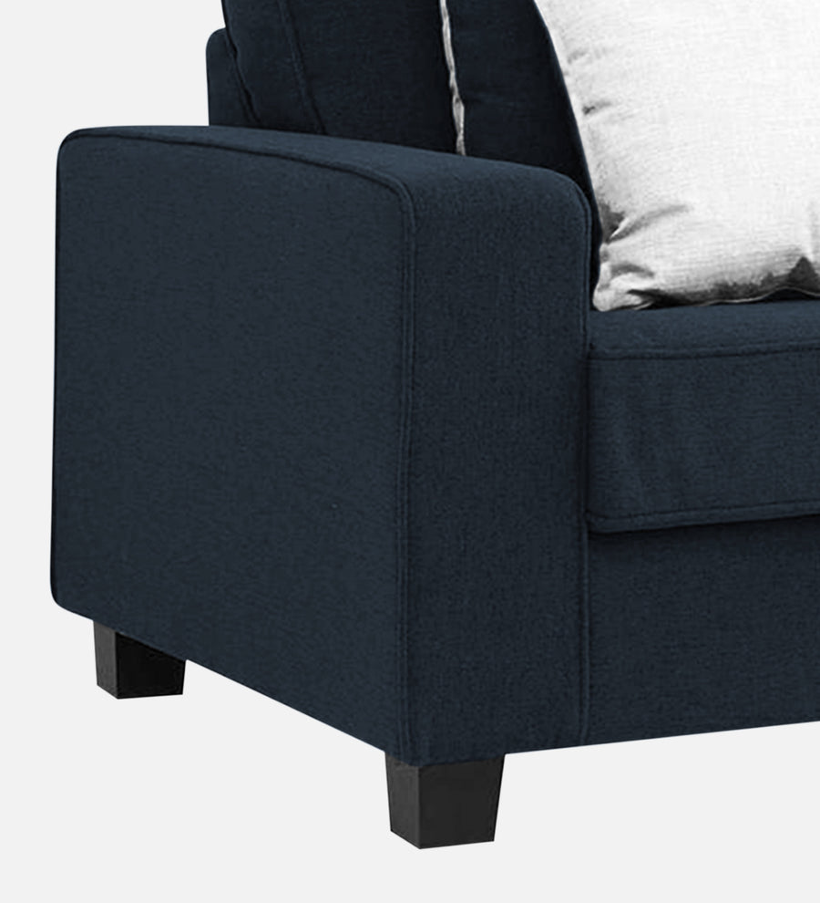 Ladybug Fabric 1 Seater Sofa In Denim Blue Colour - Febonic Living