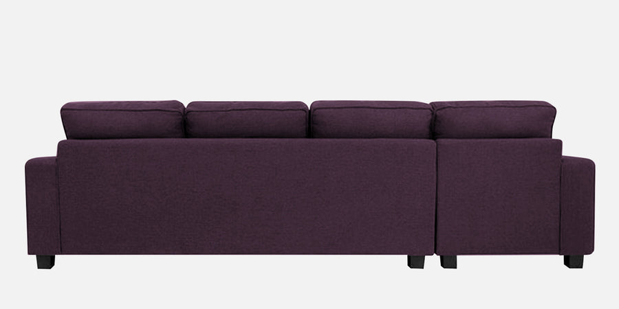 Ladybug Fabric Lhs Sectional Sofa 3 Lounger In Greek Purple Colour - Febonic Living