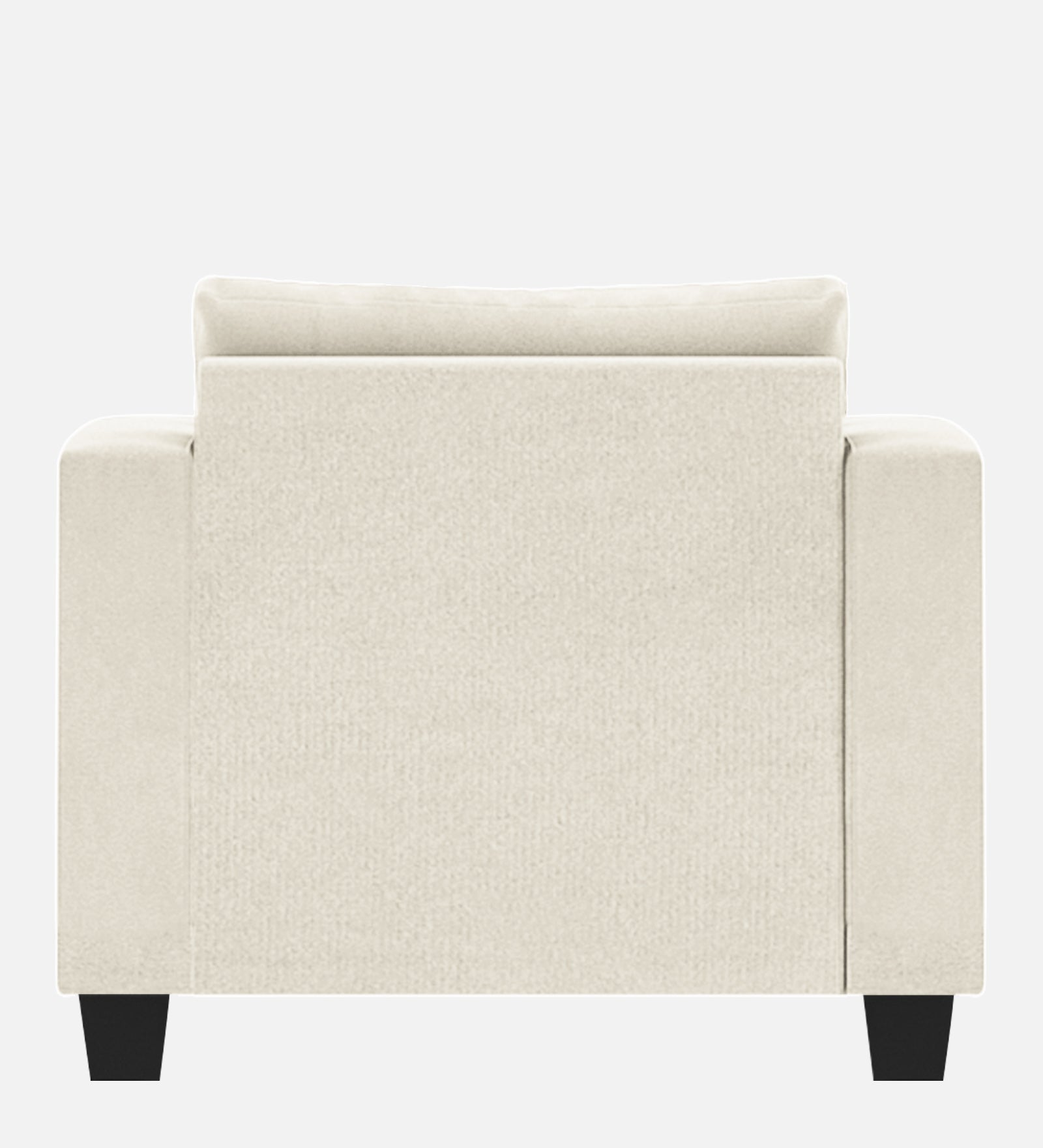 Nabi Fabric 1 Seater Sofa In Ivory cream Colour