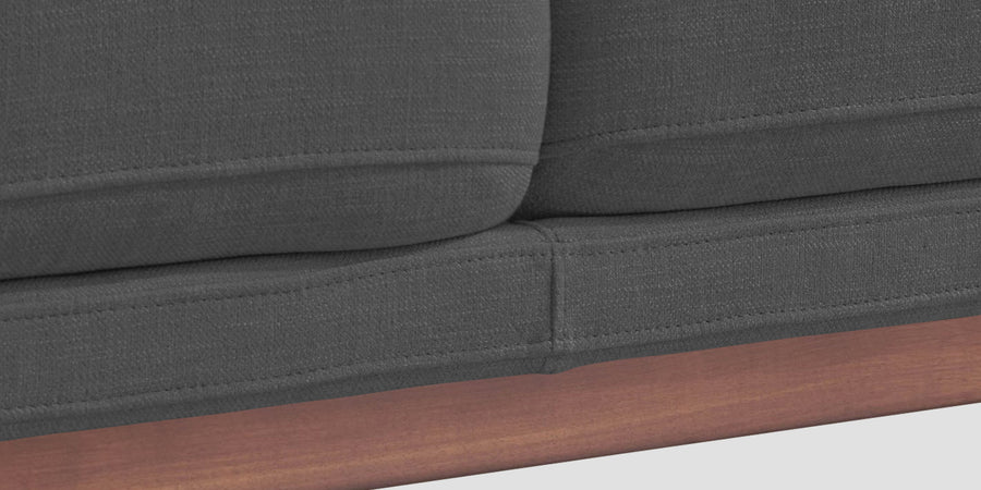 Borry Fabric 2 Seater Sofa In Stone Grey Colour - Febonic Living