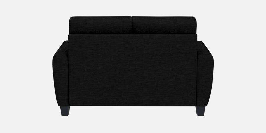 Bakadi Fabric 2 Seater Sofa In Zed Black Colour - Febonic Living