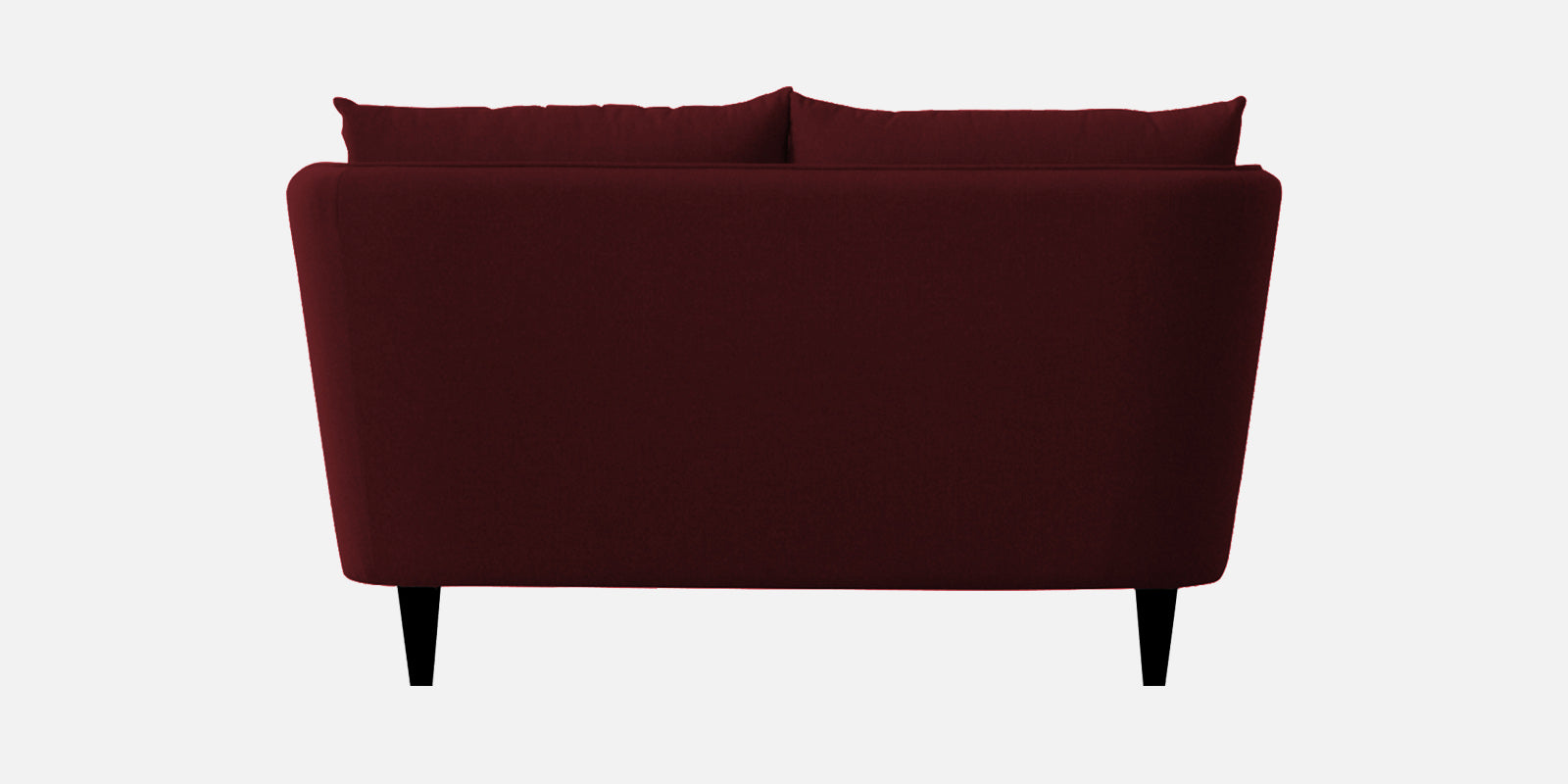 Norway Velvet 2 Seater Sofa In Dark Maroon Colour