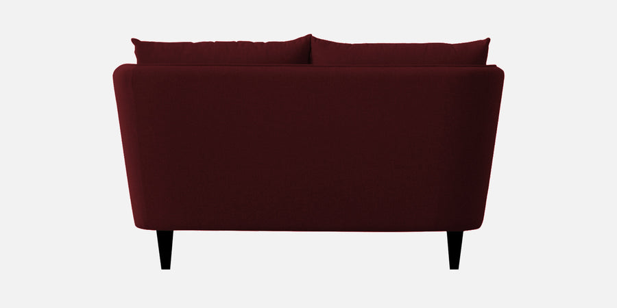 Norway Velvet 2 Seater Sofa In Dark Maroon Colour - Febonic Living