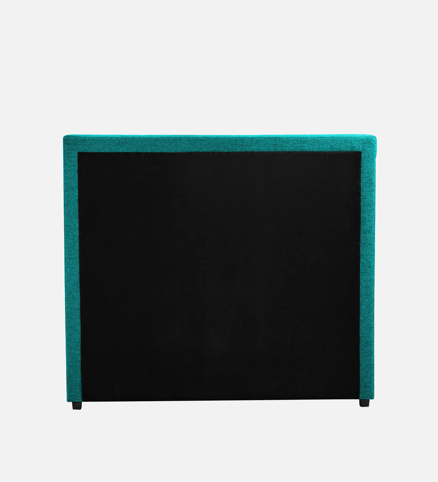Pollen Fabric Upholstered Queen Size Bed In Sea Green Colour - Febonic Living