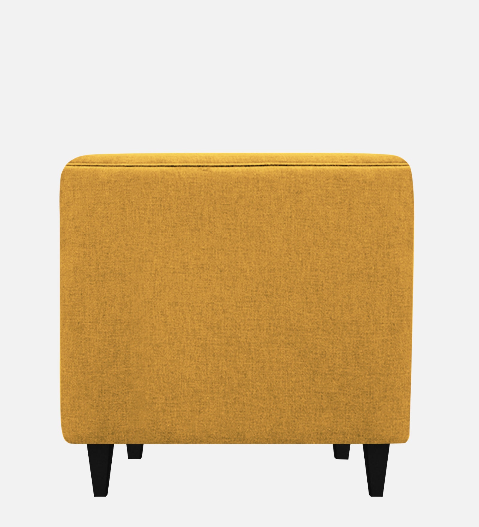 Niki Fabric 1 Seater Sofa in Bold Yellow Colour