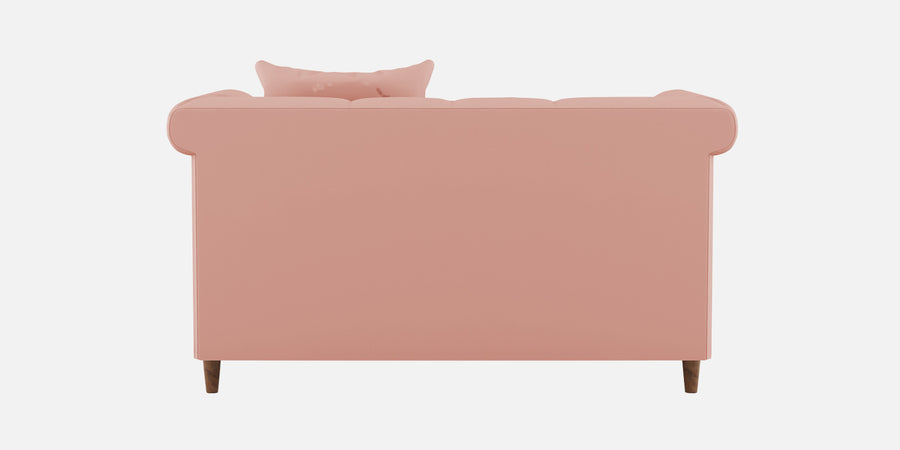 Rubi Velvet 2 Seater Sofa In Blush Pink Colour - Febonic Living