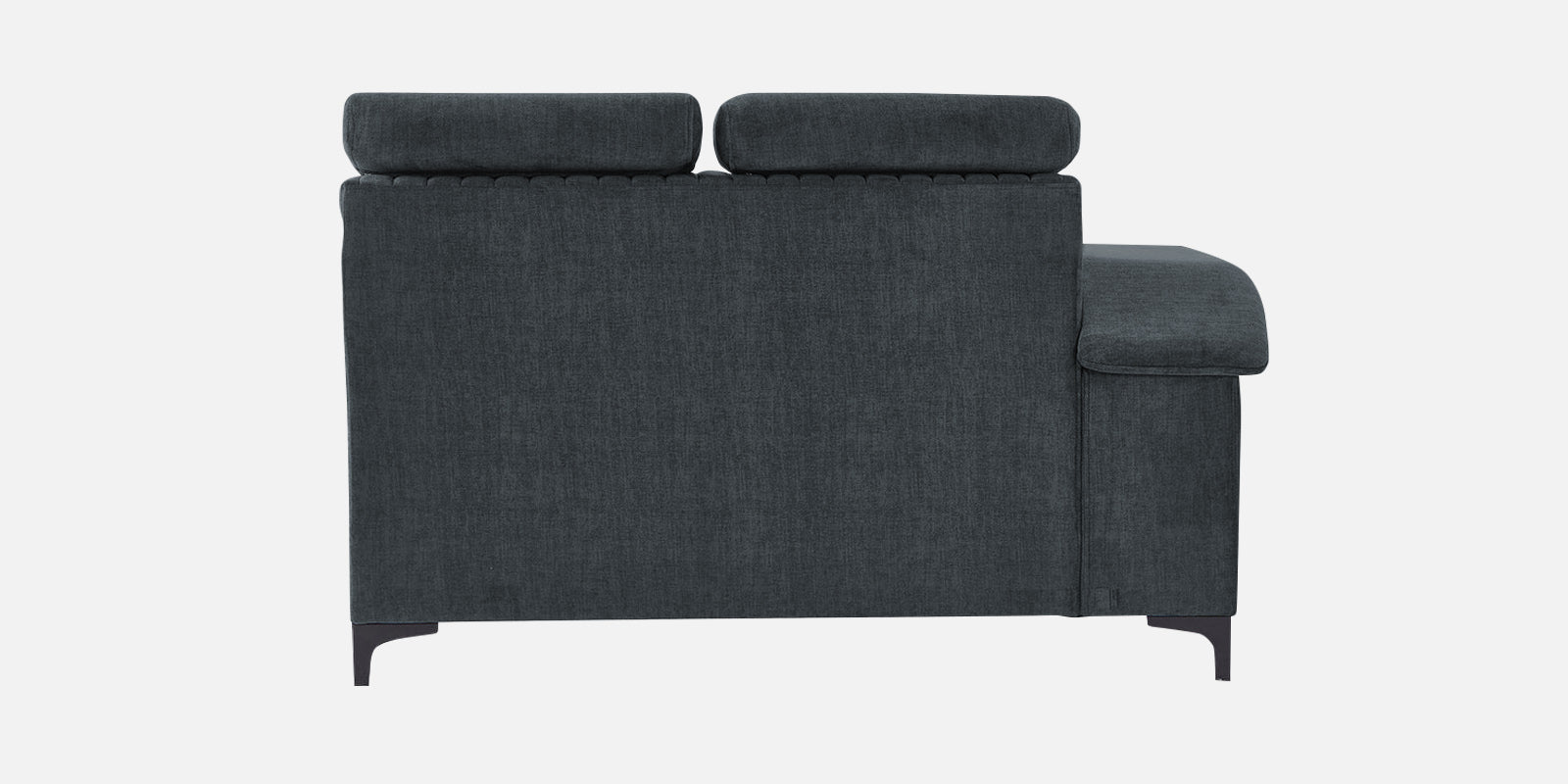 Draco Fabric Corner Sofa in Duby Grey Colour