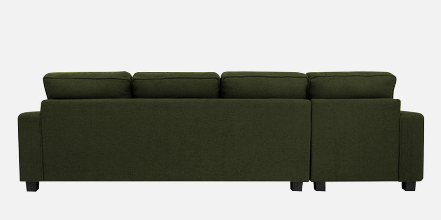 Ladybug Fabric Lhs Sectional Sofa 3 Lounger In Olive Green Colour - Febonic Living