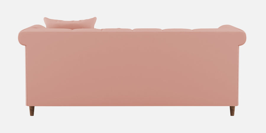 Rubi Velvet 3 Seater Sofa In Blush Pink Colour - Febonic Living