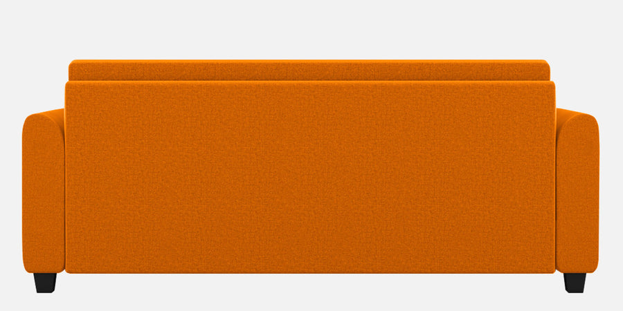 Cosmic Fabric 3 Seater Sofa In Vivid Orange Colour - Febonic Living