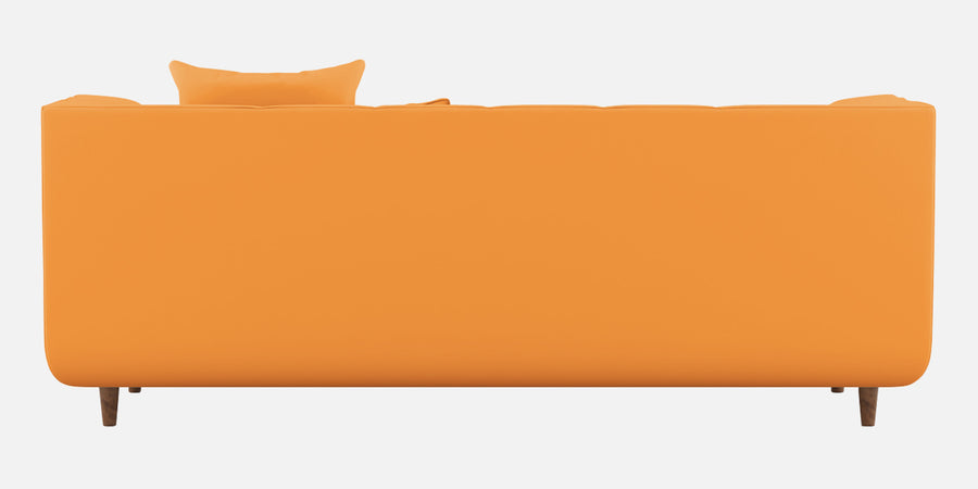 Sumo Velvet 3 Seater Sofa In Tangerine Orange Colour - Febonic Living