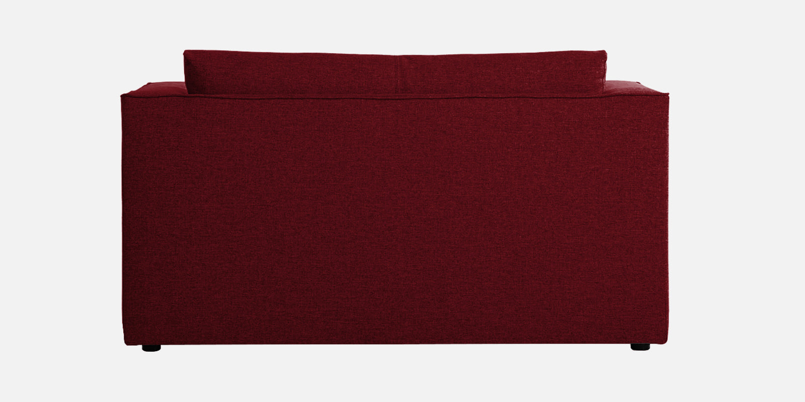 Kenia Fabric 2 Seater Convertible Sofa Cum Bed in Ruby Red Colour