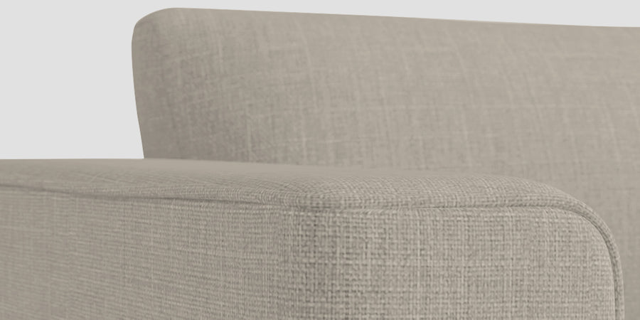 Kenia Fabric 3 Seater Foldable Sofa Cum Bed In Ash Grey Colour - Febonic Living