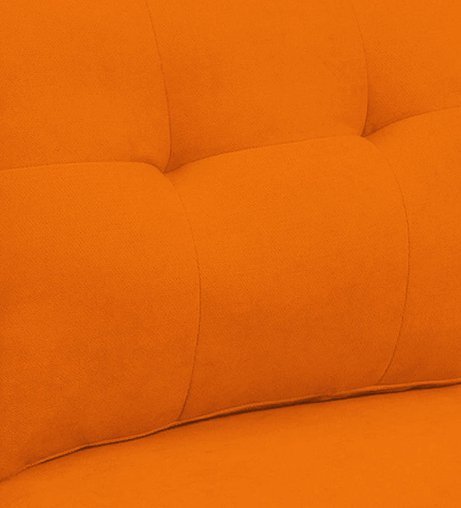 Thomas Fabric 1 Seater Sofa In Vivid Orange Colour - Febonic Living
