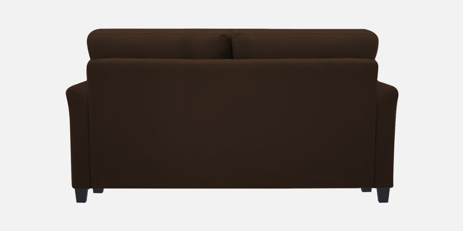 Daroo Velvet 2 Seater Sofa In Chocolate Brown Colour