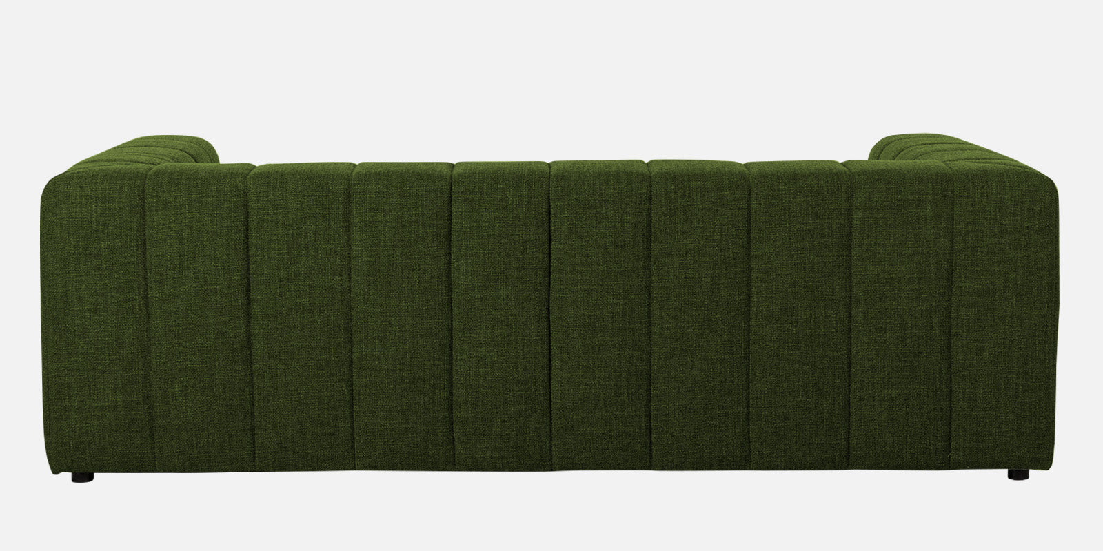 Lara Fabric 3 Seater Sofa in olive green Colour