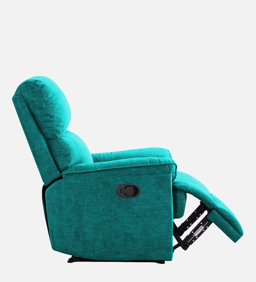 Abby Fabric 1 Seater Motorized Recliner In Sea Green Colour - Febonic Living