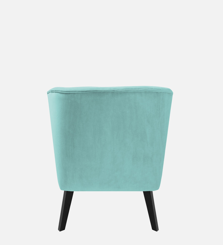 Flora Velvet Rhs Chaise Lounger In Barmunda Aqua Colour - Febonic Living